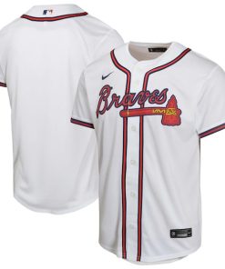 Atlanta Braves Nike Youth Home Game Jersey - White
