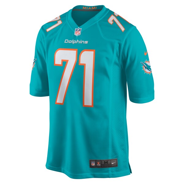Brandon Shell Miami Dolphins Nike Home Game Player Jersey - Aqua - Image 2