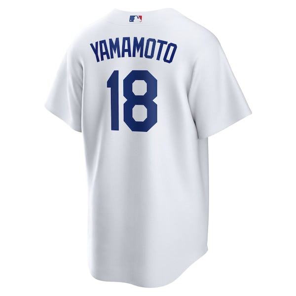 Yoshinobu Yamamoto Los Angeles Dodgers Nike Home Replica Player Jersey?ยจC White - Image 3