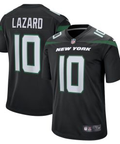 Allen Lazard New York Jets Nike Alternate Game Jersey - Stealth Black