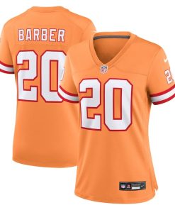 Ronde Barber Tampa Bay Buccaneers Nike Women's Throwback Game Jersey - Orange