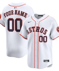 Houston Astros Nike Youth Home Custom Limited Jersey - White
