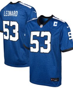Shaquille Leonard Indianapolis Colts Nike Youth Game Jersey - Blue