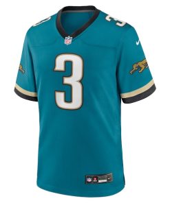 Alternative view of Jakobi Meyers Jacksonville Jaguars Nike Alternate 2 Prowler Throwback Game Jersey -  Teal