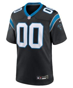 Alternative view of Carolina Panthers Nike Custom Game Jersey - Black