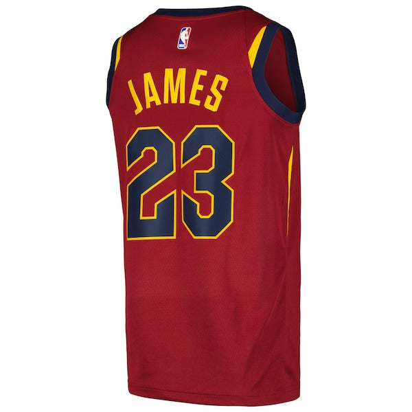 LeBron James Cleveland Cavaliers Nike Swingman Player Jersey - Icon Edition - Wine - Image 3