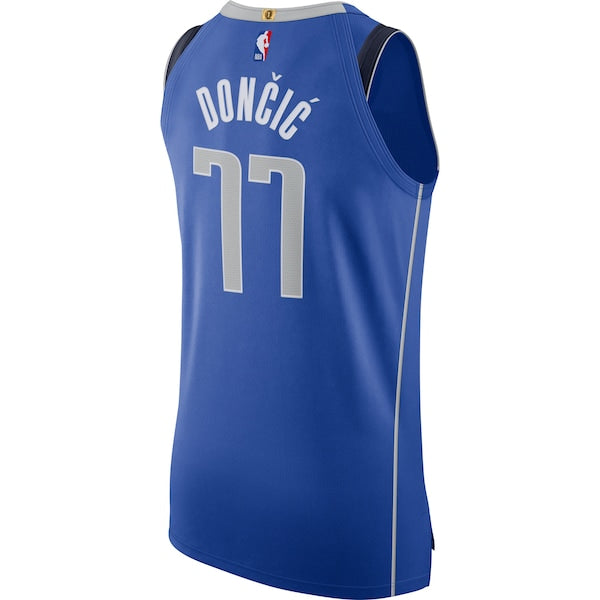 Luka Don?i? Dallas Mavericks Nike Authentic Jersey - Association Edition - Blue - Image 3