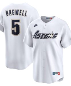 Jeff Bagwell Houston Astros Nike Throwback Cooperstown Collection Limited Jersey - White