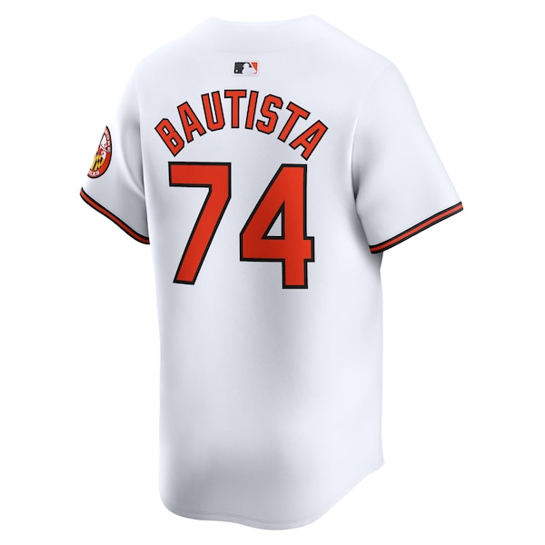 Felix Bautista Baltimore Orioles Nike Home Limited Player Jersey - White - Image 3