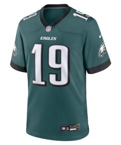 Alternative view of Josh Sweat Philadelphia Eagles Nike Team Game Jersey - Midnight Green