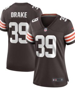Kenyan Drake Cleveland Browns Nike Women's  Game Jersey -  Brown