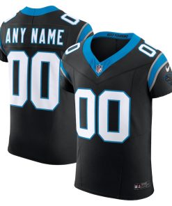 Carolina Panthers Nike Vapor F.U.S.E. Elite Custom Jersey - Black