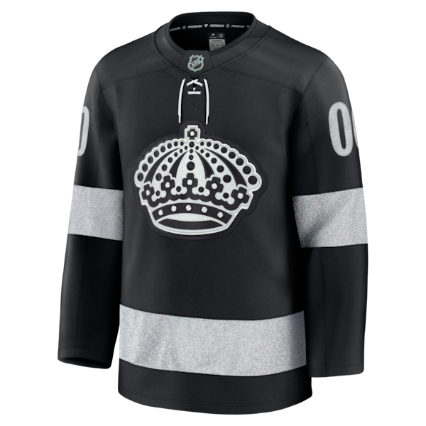 Los Angeles Kings Alternate Premium Custom Jersey - Black - Image 2