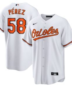 Cionel P¨¦rez Baltimore Orioles Nike Home  Replica Player Jersey - White