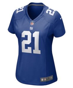 Alternative view of Landon Collins New York Giants Nike Women's Home Game Player Jersey - Royal