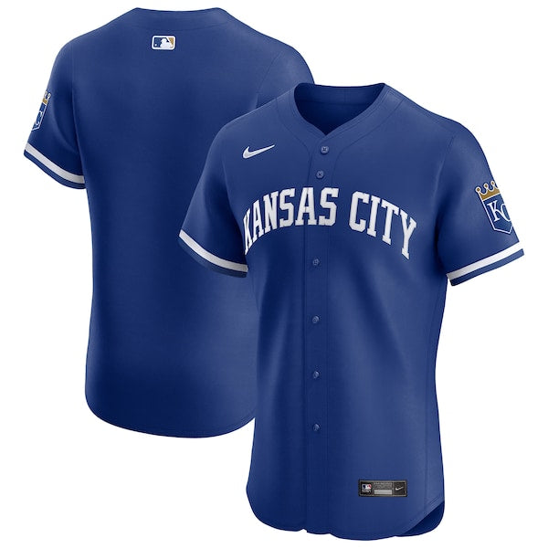 Kansas City Royals Nike Alternate Vapor Premier Elite Patch Jersey - Royal - Image 2