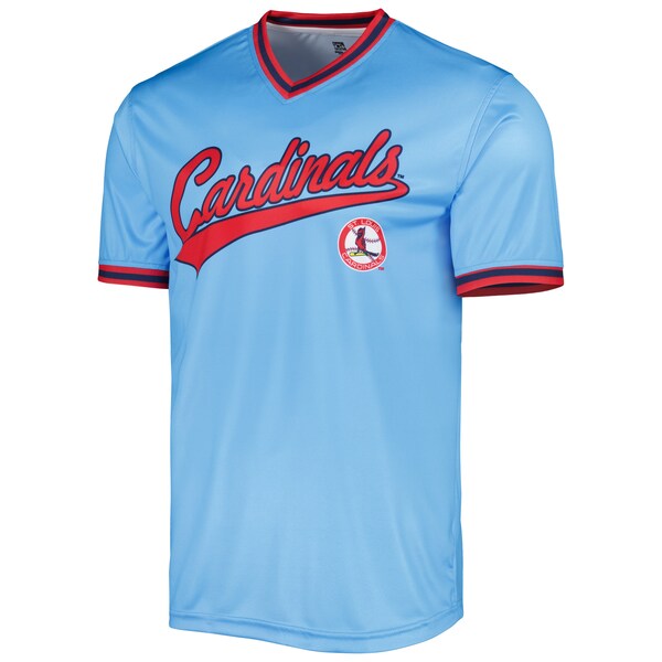 St. Louis Cardinals Stitches Cooperstown Collection Team Jersey - Light Blue - Image 2