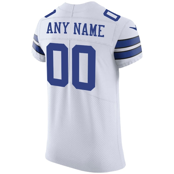Dallas Cowboys Nike Vapor Untouchable Custom Elite Jersey - White - Image 3
