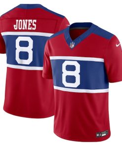 Daniel Jones New York Giants Nike Alternate Vapor F.U.S.E. Limited Jersey - Century Red
