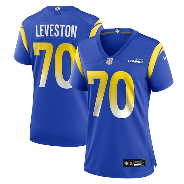 KT Leveston Los Angeles Rams Nike Women's Team Game Jersey - Royal