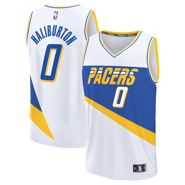 Tyrese Haliburton Indiana Pacers 2025/26 City Edition Fast Break Jersey - White