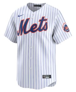 Alternative view of New York Mets Nike 2024 Jackie Robinson Day Home Limited Jersey?¨C White