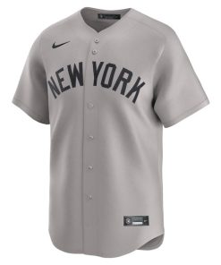 Alternative view of Aaron Judge New York Yankees Nike Road Limited Player Jersey - Gray