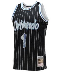 Alternative view of Penny Hardaway Orlando Magic 1996/97 Hardwood Classics NBA 75th Anniversary Diamond Swingman Jersey - Black
