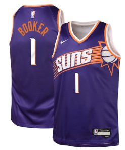 Devin Booker Phoenix Suns Nike Youth Swingman Jersey - Icon Edition - Purple
