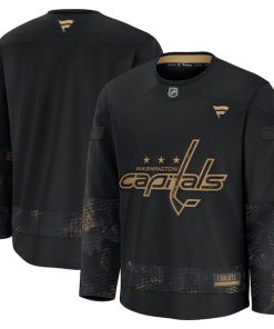 Washington Capitals  2024 Military Appreciation Practice Jersey - Black