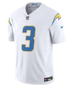 Alternative view of Derwin James Jr. Los Angeles Chargers Nike Vapor F.U.S.E. Limited Jersey - White/Powder Blue