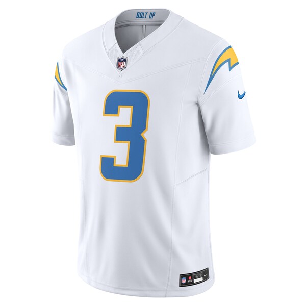 Derwin James Jr. Los Angeles Chargers Nike Vapor F.U.S.E. Limited Jersey - White/Powder Blue - Image 2