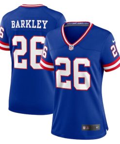 Saquon Barkley New York Giants Nike Women's Player Jersey - Royal