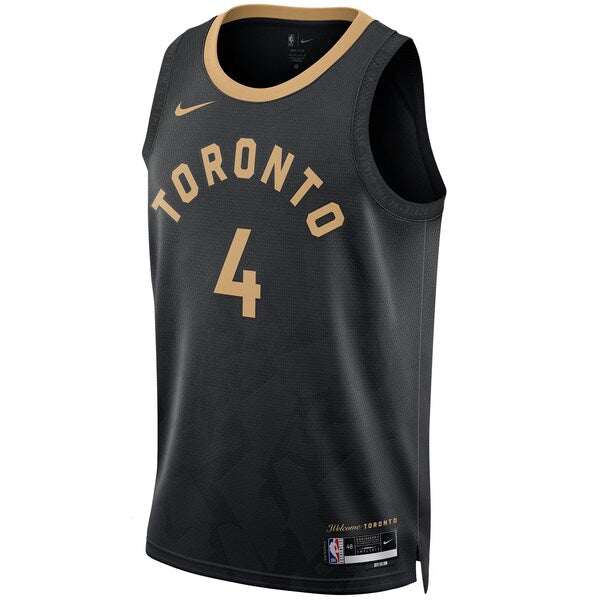 Scottie Barnes Toronto Raptors Nike Unisex 2022/23 Swingman Jersey - City Edition - Black - Image 2