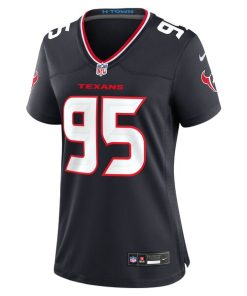 Alternative view of Derek Barnett Houston Texans Nike Women's Team Game Jersey -  Navy