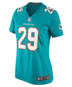 Alternative view of Kendall Fuller Miami Dolphins Nike Women's  Game Jersey -  Aqua