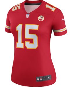 Alternative view of Patrick Mahomes Kansas City Chiefs Nike Women's Legend Team Jersey - Red