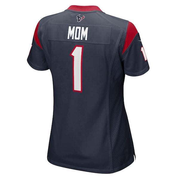 Number 1 Mom Houston Texans Nike Women's Game Jersey - Navy - Image 3
