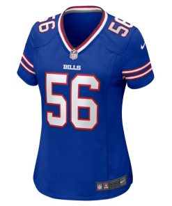 Alternative view of Javon Solomon Buffalo Bills Nike Women's Game Jersey -  Royal