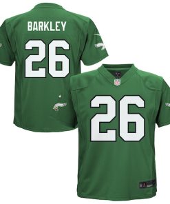 Saquon Barkley Philadelphia Eagles Nike Preschool Alternate Player Game Jersey - Kelly Green/Green