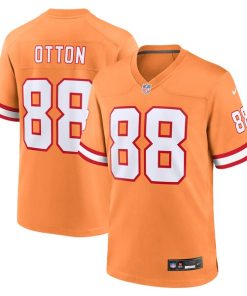 Cade Otton Tampa Bay Buccaneers Nike Throwback Game Jersey - Orange/Red