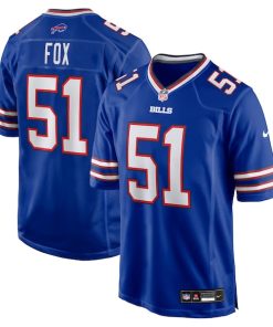 Morgan Fox Buffalo Bills Nike Team Game Jersey -  Royal