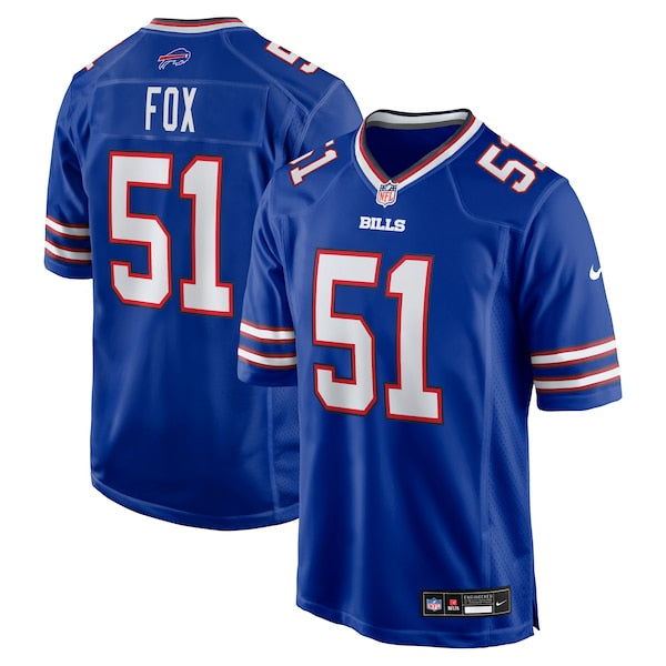Morgan Fox Buffalo Bills Nike Team Game Jersey - Royal