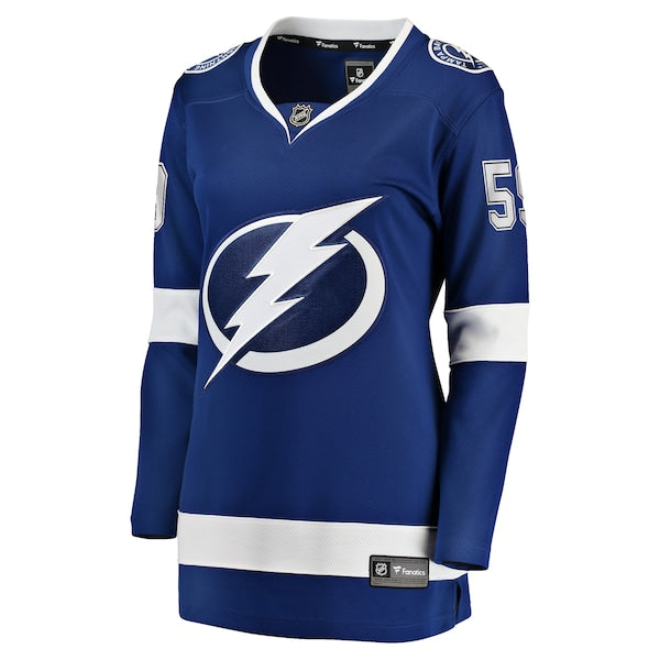 Jake Guentzel Tampa Bay Lightning Women's Home Premier Breakaway Player Jersey - Blue - Image 2