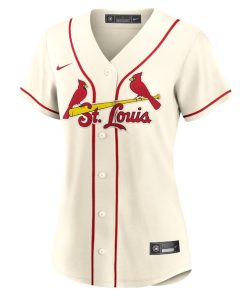 Alternative view of St. Louis Cardinals Nike Women's Alternate Replica Team Jersey - Cream