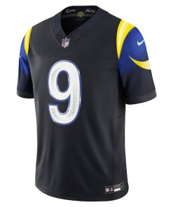 Alternative view of Matthew Stafford Los Angeles Rams Nike 2025 Rivalries Collection Limited Jersey - Midnight Blue