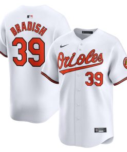 Kyle Bradish Baltimore Orioles Nike Home Limited Player Jersey - White