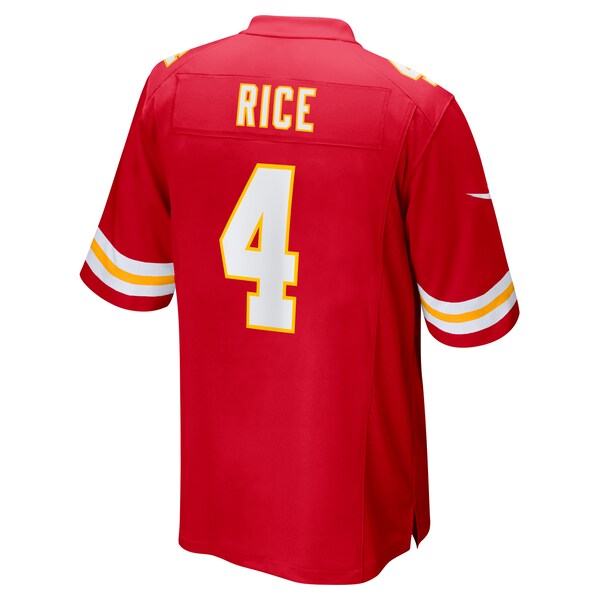 Rashee Rice Kansas City Chiefs Nike Game Jersey - Red/White - Image 4