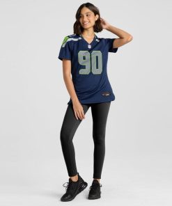 Jarran Reed Seattle Seahawks Nike Women's Team Game Jersey -  College Navy