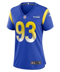 Alternative view of Tuli Letuligasenoa Los Angeles Rams Nike Women's Game Jersey -  Royal